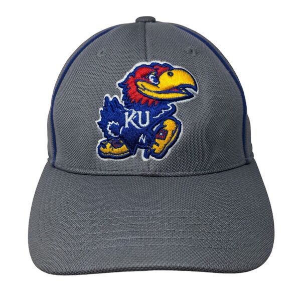 Top of the World Kansas Jayhawks Fitted Hat OSFA Embroidered Logo NCAA - Picture 1 of 9